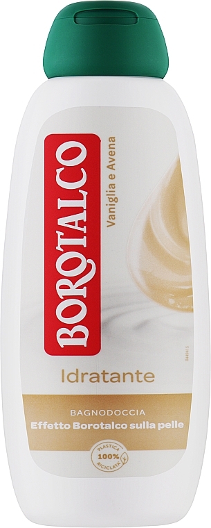 Гель для душу "Ваніль та овес" - Borotalco Idratante Vanilla & Oats Body Wash — фото N1