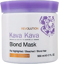 Маска для для мелированных, осветленных и светлых волос - Kava Kava Blond Mask for Highlighted Bleached and Blond Hair — фото N1