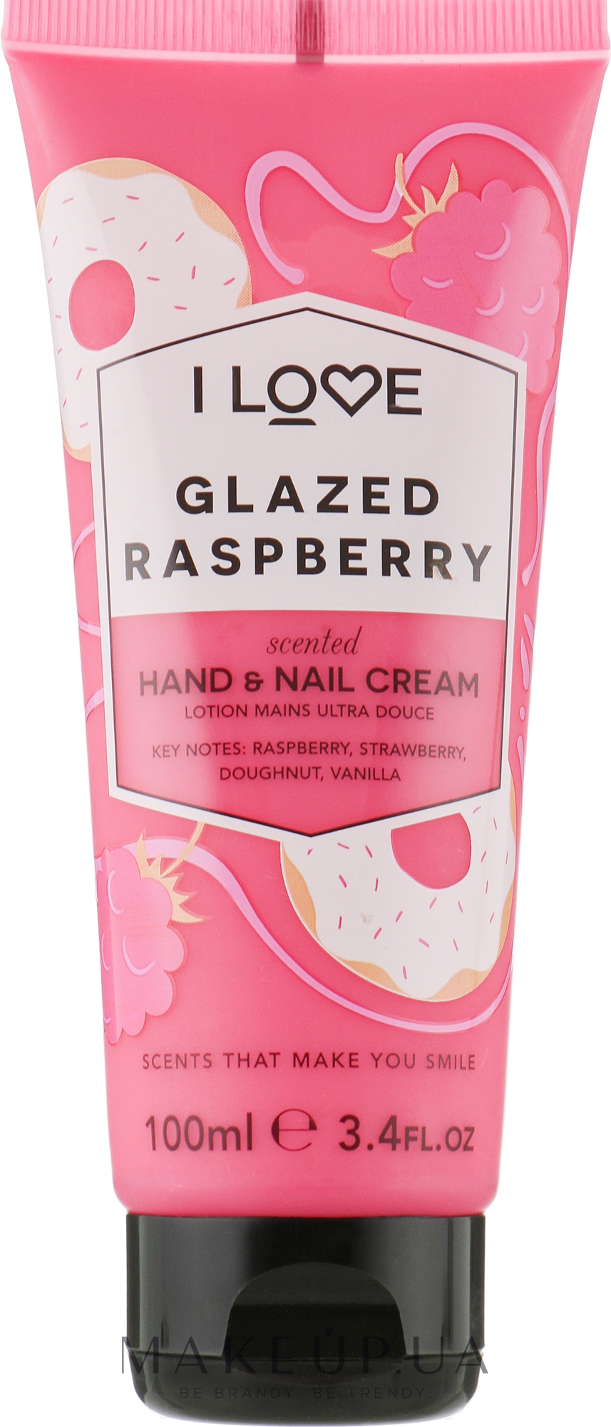 Крем для рук "Глазированная малина" - I Love Glazed Raspberry Hand and Nail Cream — фото 100ml