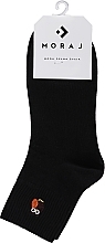 Жіночі шкарпетки, CSL200-896, чорні - Moraj — фото N1