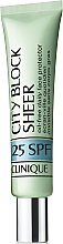 Парфумерія, косметика Щоденний захисний крем для обличчя - Clinique City Block Sheer Oil-Free Daily Face Protector SPF 25