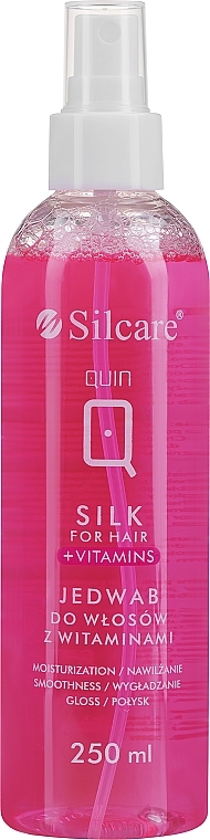 Рідкий шовк для волосся з вітамінами - Silcare Quin Silk for Hair + Vitamins — фото N1