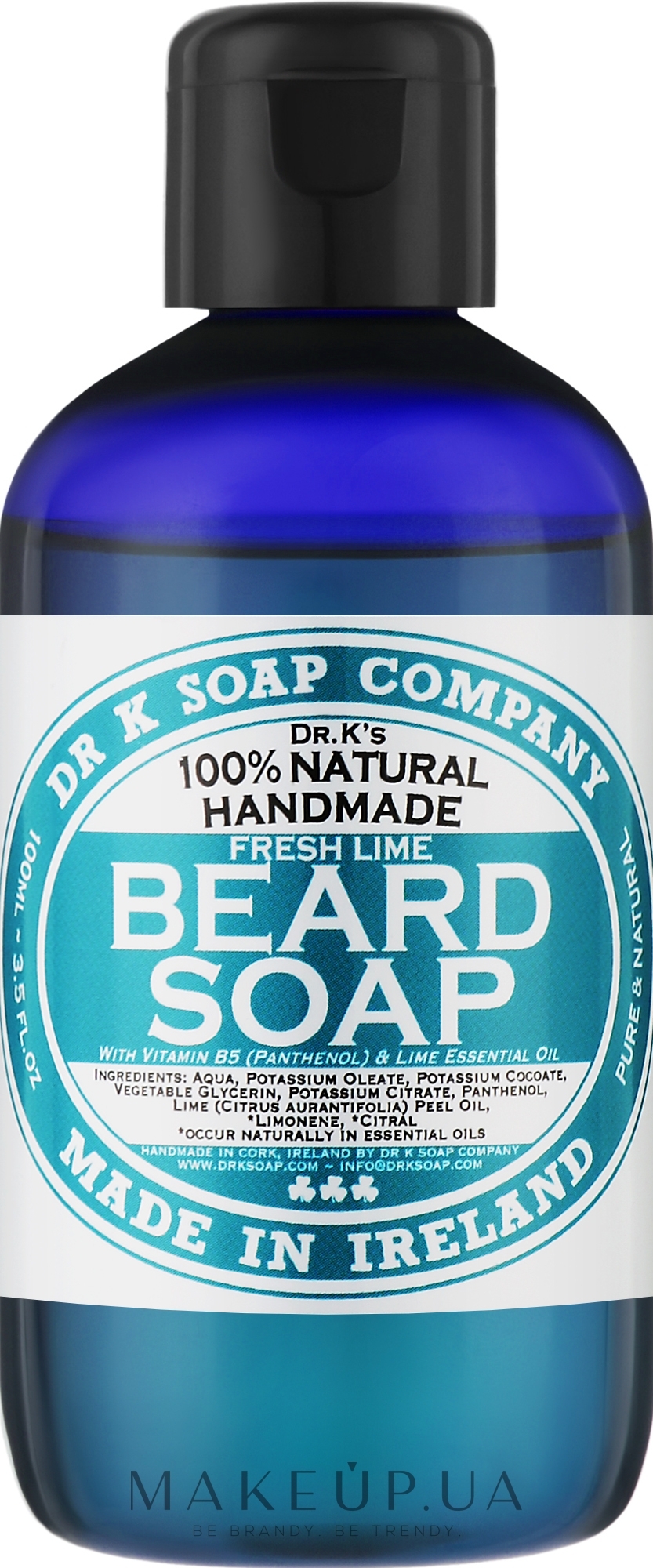 Шампунь для бороди "Свіжий лайм" - Dr K Soap Company Beard Soap Fresh Lime — фото 100ml