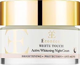 Нічний крем для обличчя - Etoneese White Touch Active Whitening Night Cream — фото N1