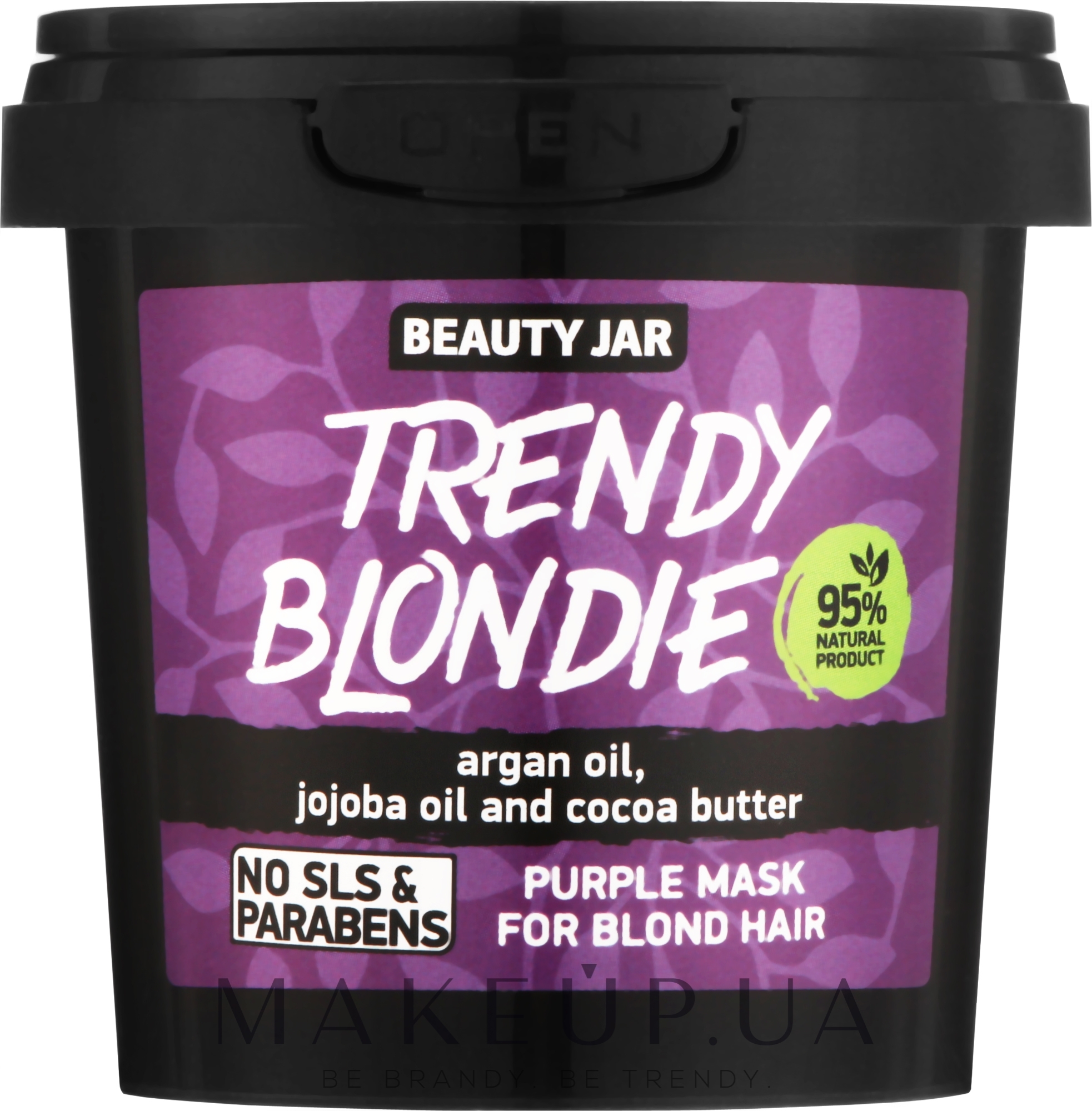 Фиолетовая маска для светлых волос - Beauty Jar Trendy Blondie For Blond Hair Purple Mask — фото 150ml