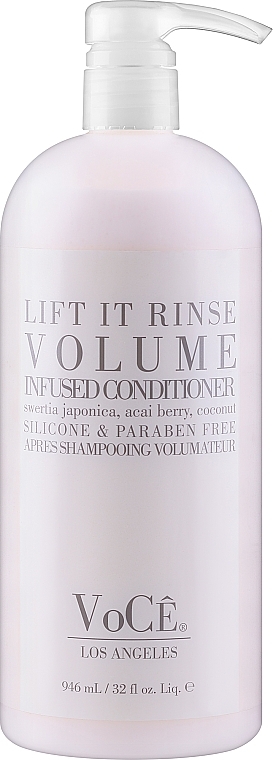 Живильний кондиціонер - VoCê Haircare Lift It Rinse Volume Infused Conditioner — фото N1