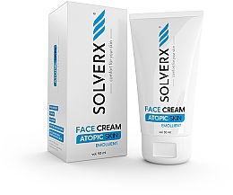 Парфумерія, косметика Крем для обличчя - Solverx Atopic Skin Face Cream