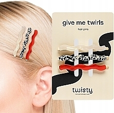 Набор заколок для волос, 3 шт. - Twisty Give Me Twirls Set D — фото N2