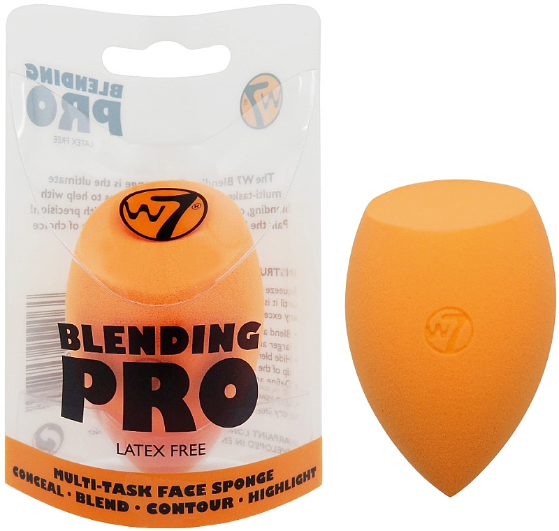 Спонж-блендер для макіяжу - W7 Blending Pro Multi-Tasking Face Sponge — фото N1