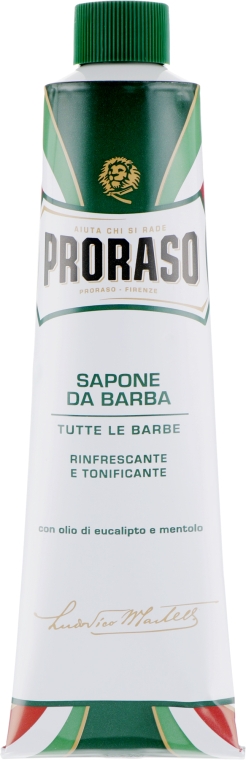 Набор для бритья - Proraso Classic Full Shaving Metal Box (cr/100ml + sh/cr/150ml + ash/cr/100ml + brush + glass) — фото N10