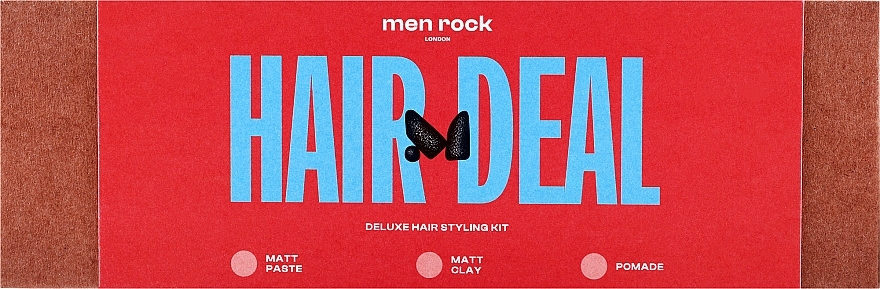 Набір - Men Rock Hair Deal (clay/30ml + paste/30ml + pomade/30ml) — фото N1