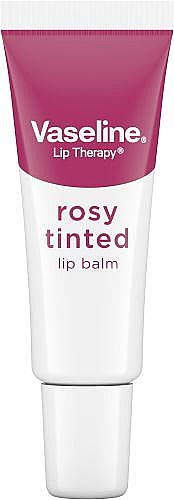 Бальзам для губ c тинтом, туба - Vaseline Lip Therapy Rosy Tinted Lip Balm — фото N1