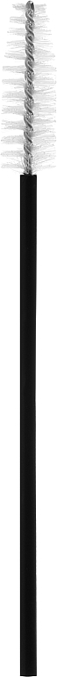 Набор щеточек для бровей и ресниц CS25W, черная ручка, белый, 10 шт.- Cosmo Shop — фото N2