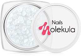 Парфумерія, косметика Стрази-перли для дизайну нігтів - Nails Molekula