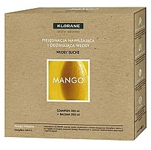 Парфумерія, косметика Набір "Манго" - Klorane Mango Butter (shm/200ml + h/balm/200ml)