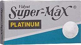 Сменные лезвия для бритвенного станка - Super-Max Double Edge Platinum Blades — фото N1