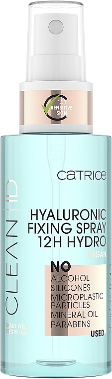 Зволожувальний фіксувальний спрей з гіалуроновою кислотою - Catrice Clean ID Moisturizing Fixing Spray — фото N2