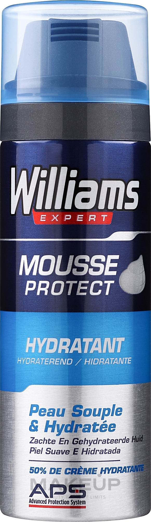 Піна для гоління зволожувальна - William Expert Protect Hydratant Shaving Foam — фото 200ml