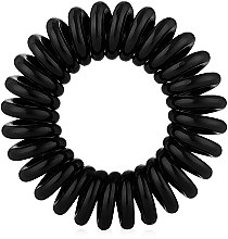 Силиконовые резинки для волос, черные - idHair Secret Hair Band Black — фото N2