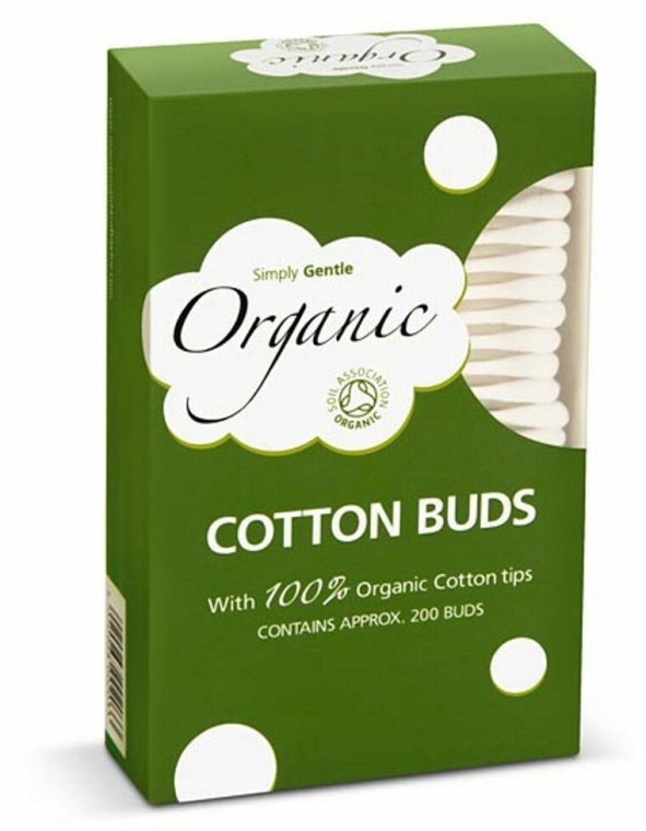 Ватні палички - Simply Gentle Organic Cotton Buds — фото N1