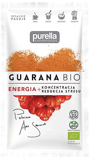 Харчова добавка «Гуарана» - Purella Superfoods Guarana Bio — фото N1