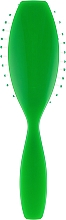 Щітка масажна класична 7 рядів, зелена - Titania — фото N2