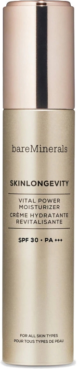 Увлажняющий крем - Bare Minerals Skinlongevity Vital Power Moisturizer Broad Spectrum SPF 30 — фото N1