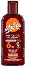 Парфумерія, косметика Гель для засмаги - Malibu Dry Oil Gel SPF6 With Beta Carotene and Coconut Oil