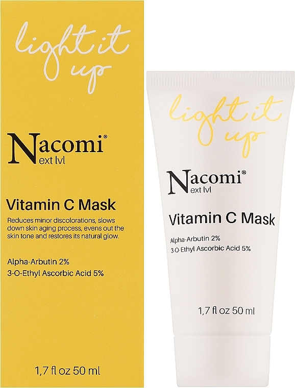 Освітлювальна маска з вітаміном С - Nacomi Next Level Vitamin C Mask — фото N2