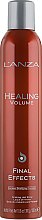Парфумерія, косметика Лак для волосся сильної фіксації - L'anza Healing Volume Final Effects