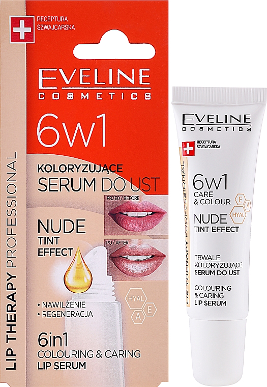 Інтенсивна сироватка для губ 6в1 - Eveline Cosmetics Lip Therapy Proffesional Tint — фото N4