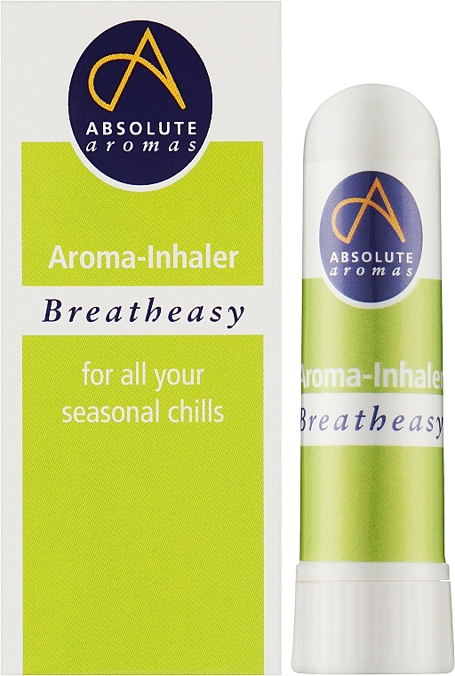 Ингалятор-карандаш "Противопростудный" - Absolute Aromas Aroma-Inhaler Breatheasy — фото N2