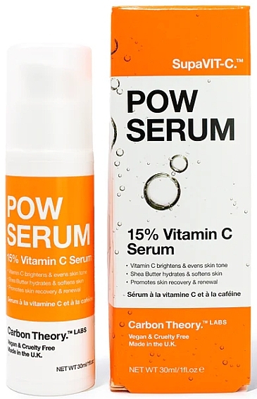 Сыворотка с 15% витамином С - Carbon Theory Pow Serum 15% Vitamin C Serum — фото N1