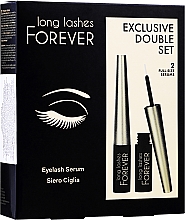 Духи, Парфюмерия, косметика Набор - Long4Nails Long Lashes Forever Exclusive Duoble Set (eye/ser/2x4ml)