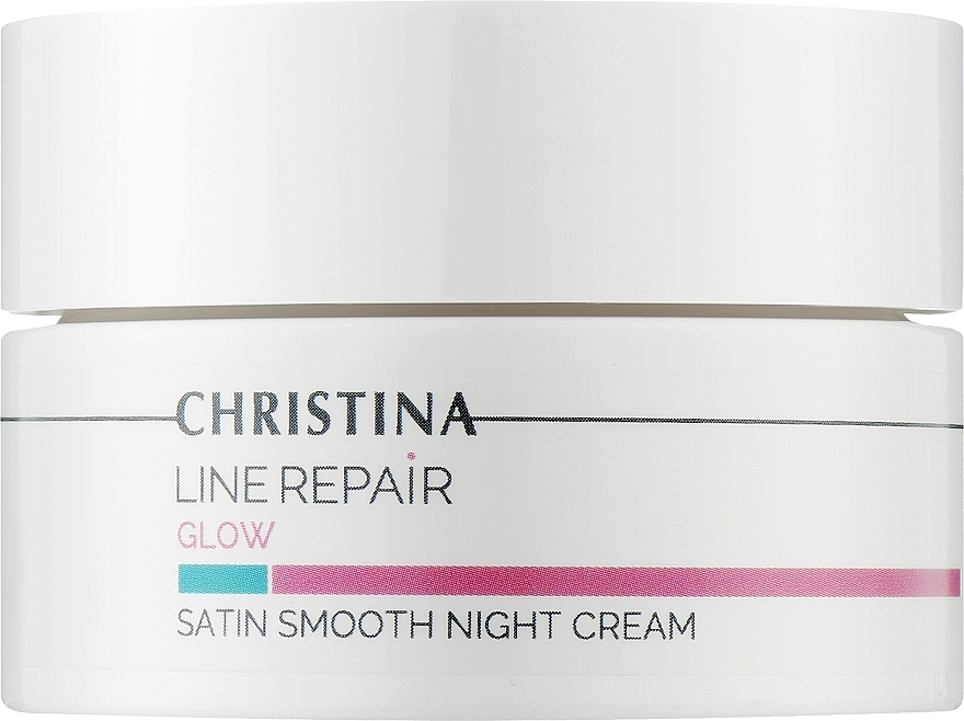 ПОДАРОК! Ночной крем для лица "Гладкость сатина" - Christina Line Repair Glow Satin Smooth Night Cream — фото N1