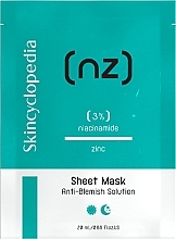 Тканевая очищающая маска против прыщей с ниацинамидом - Skincyclopedia Sheet Mask — фото N1