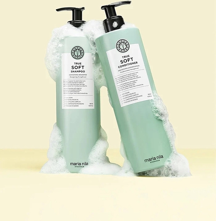 Набор - Maria Nila True Soft Duo Set (shamp/500ml + cond/500ml) — фото N3