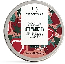 Парфумерія, косметика Масло для тіла "Полуниця" - The Body Shop Strawberry 96H Nourishing Moisture Body Butter