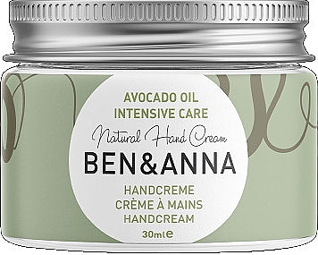 Натуральный крем для рук "Авокадо" - Ben & Anna Handcreme Intensive Care