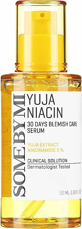 Сироватка для вирівнювання тону шкіри обличчя - Some By Mi Yuja Niacin Blemish Serum — фото N1