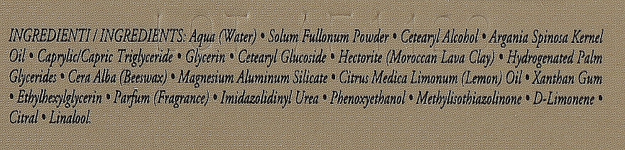 УЦЕНКА Детокс-маска с глиной для лица, тела и волос - Arganiae Huile D'Argane Rhassoul Clay Mask * — фото N5