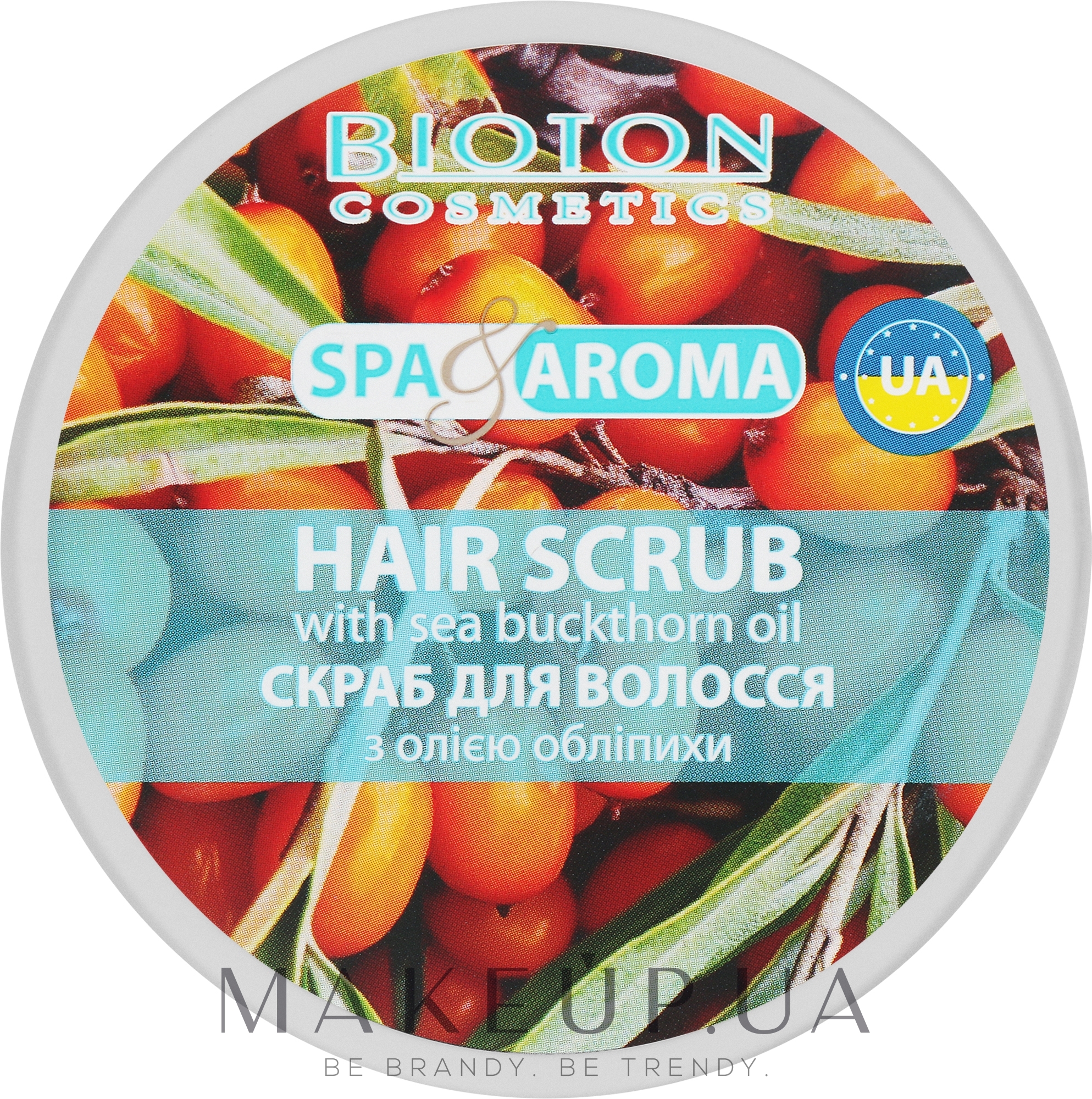 Скраб для кожи головы с облепиховым маслом - Bioton Cosmtics Spa & Aroma Hair Scrub — фото 250ml