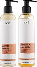 Духи, Парфюмерия, косметика Набор - Soie Niacinamide S (sh/250ml + cond/250ml)