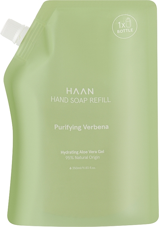Мило для рук "Очищувальна вербена" - HAAN Hand Soap Purifying Verbena (змінний блок) — фото N1