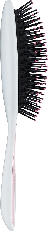 Массажная щетка для волос, HB-02-01, бело-розовая - Beauty LUXURY — фото N2