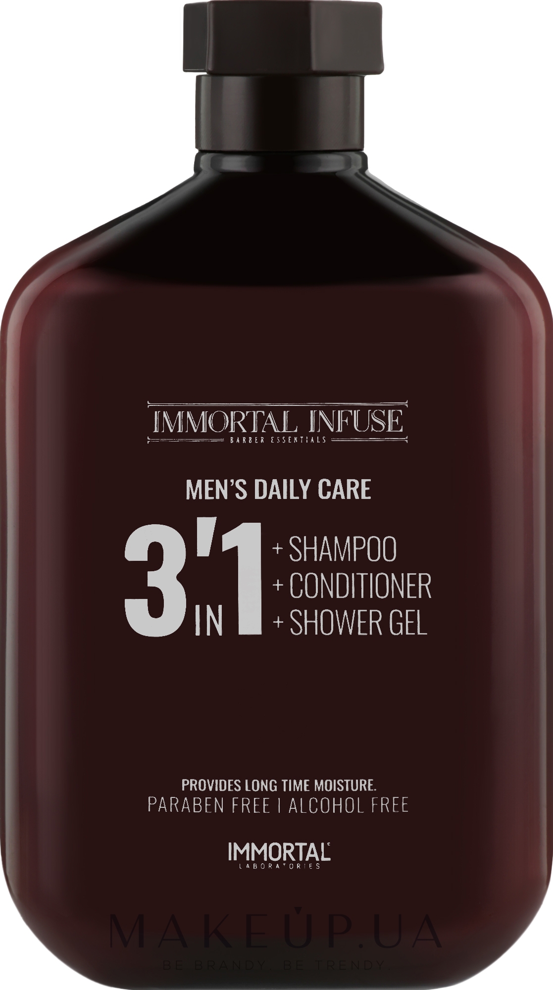Шампунь для волосся 3в1 - Immortal Infuse Men’s Daily Care 3 in 1 — фото 500ml