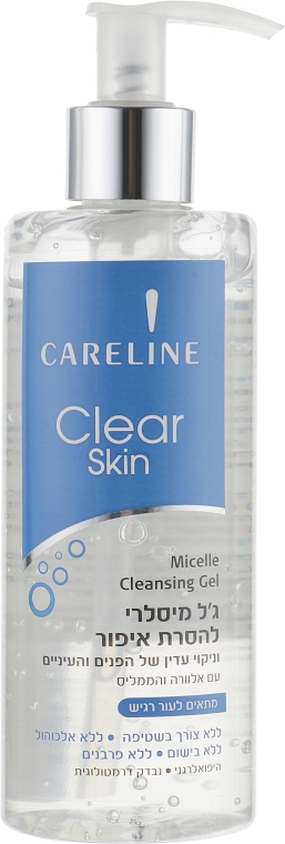 Міцелярний гель для зняття макіяжу - Careline Clear Skin Micelle Cleansing Water — фото N1