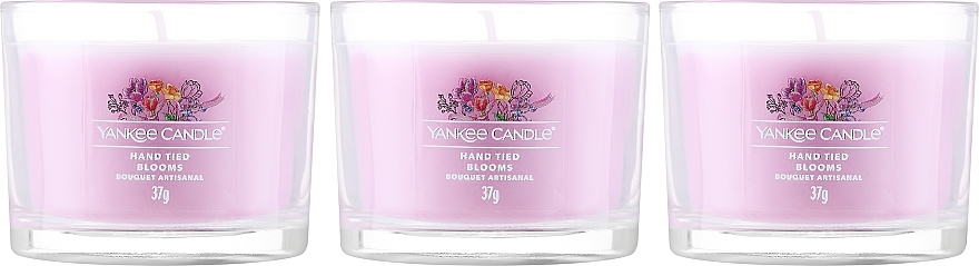 Набір - Yankee Candle Hand Tied Blooms (candle/3x37g) — фото N2