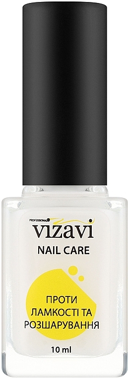 Лак для нігтів "Проти ламкості та розшарування" - Vizavi Professional Nail Care — фото N1