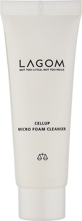 Пенка для умывания - Lagom Cellup Micro Foam Cleanser (мини) — фото N1